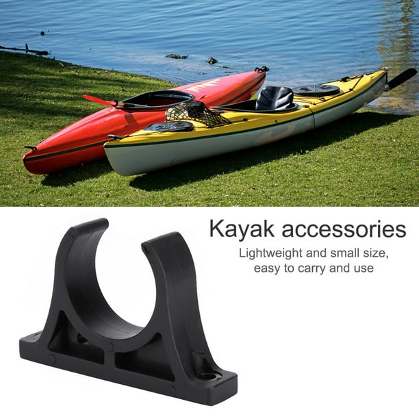 1 Pair Kayaks Plastic Paddle Holder Durable Paddle Clips Keeper Oar Holder for Kayaks Canoes Rowing Boats